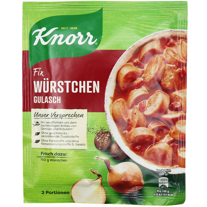 Knorr Fix Würstchen Gulasch